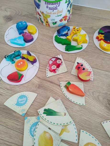 Vilac drevená hra hmataj a nájdi, 