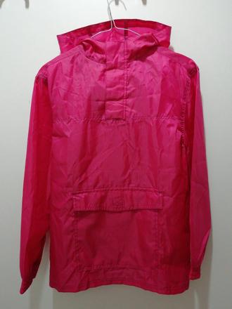 Ružová šušťáková športová bunda pršiplášť f&f, f&f,158