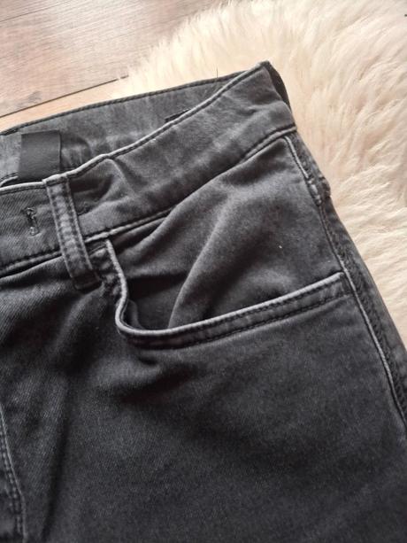 Elasticke denim rifle-jeansy h&m top stav tmavo si, h&m,170