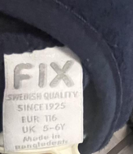 Mikina fix lindex č. 116 vek 5-6 rokov, lindex,116