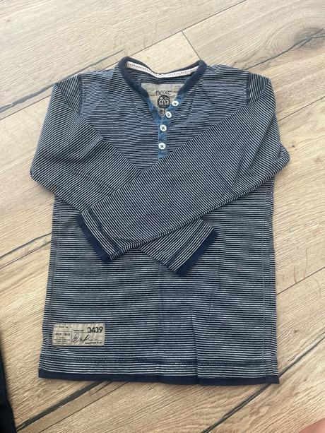 Nohavice + tričko zdarma, h&m,128