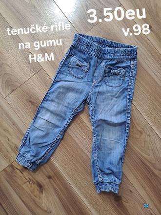 Tenké rifle na gumu h&m, h&m,98