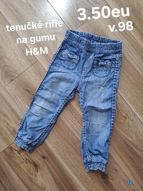 Tenké rifle na gumu h&m, h&m,98