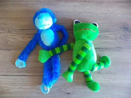 Plyšové zvieratká na suchý zips, 