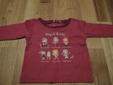 Childrens place tricko s dievcatkami, 74