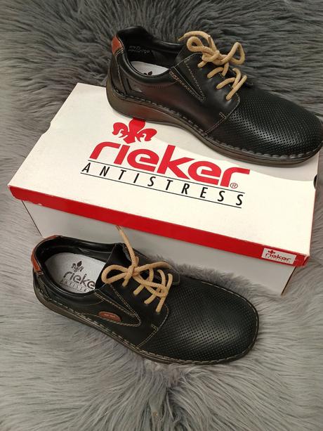 Pánske kožené topánky 930 b, rieker,40 / 41 / 45