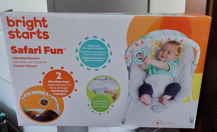 Vibrujúce lehátko bright stats, 