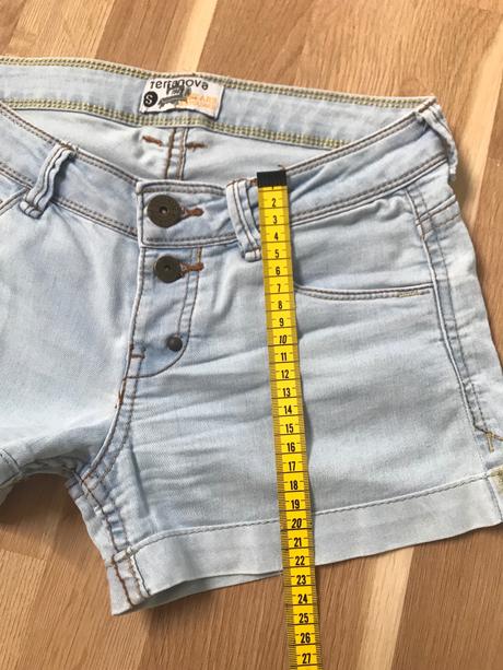 Bledomodré šortky, terranova,s