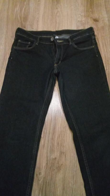 Indigové jeansy, h&m,158