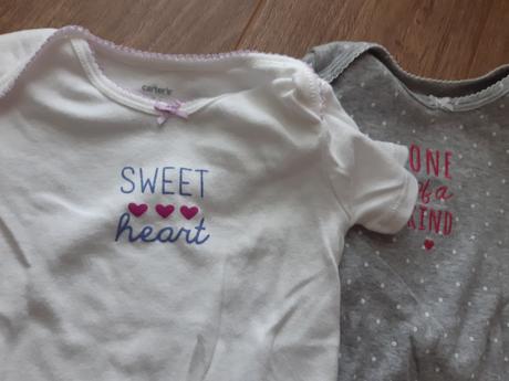 Dievčenské body s krátkym rukávom, carter's,86