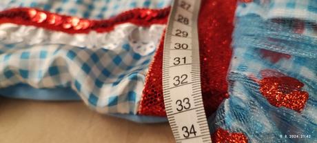 Šaty dorotky z čarodejnika z krajiny oz, 