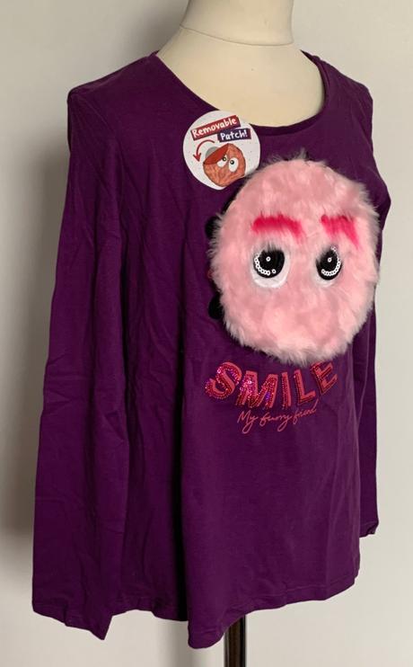 Desigual fialové tričko s visačkou, desigual,134