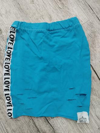 Stylova tyrkys suknicka 134/140, 140