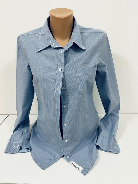 Štýlová pruhovaná košeľa h&m, h&m,40