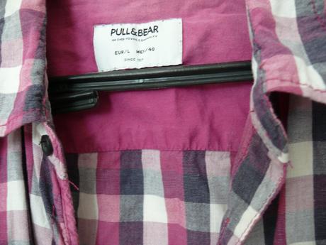 Kockovaná kosela s krátkymi rukávmi, pull&bear,l
