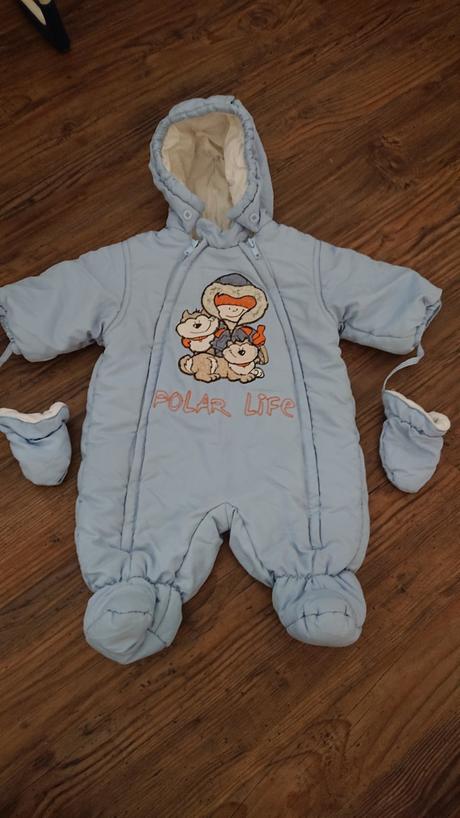 Zimna kombineza + ciapka, baby club,62