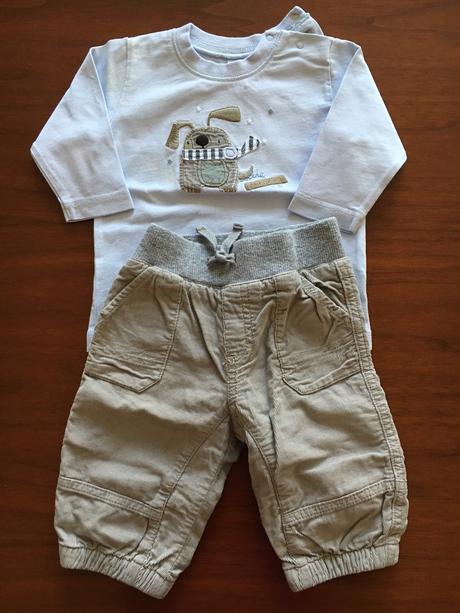 Set - menšestrové nohavice s tričkom, next,62