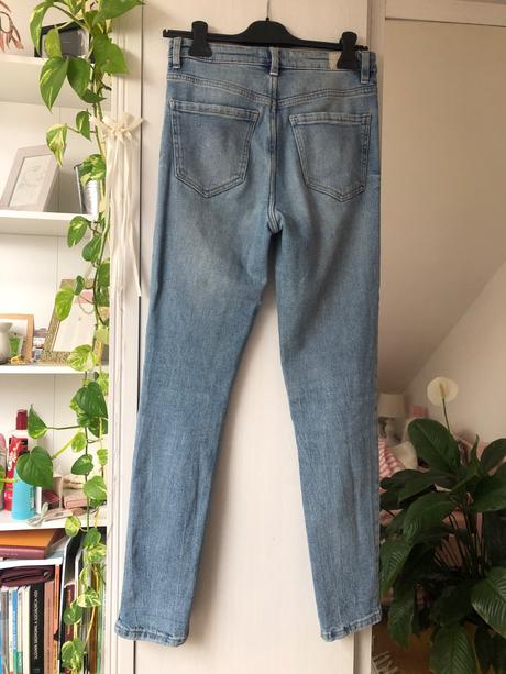 Denim modré rifle/ modré džínsy denim, sinsay,36