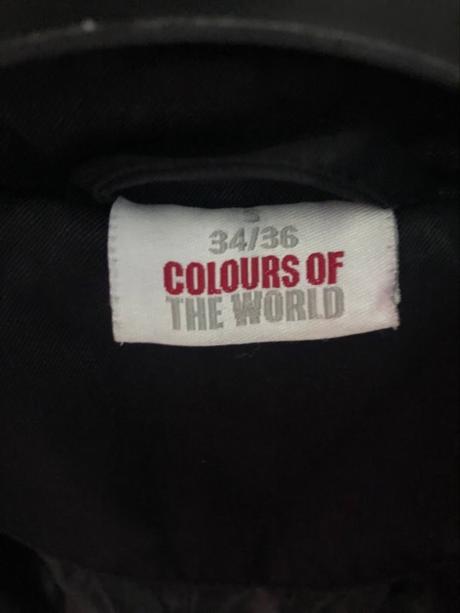 Čierny plášť - colors of the world - veľkosť s, colours of the world,s