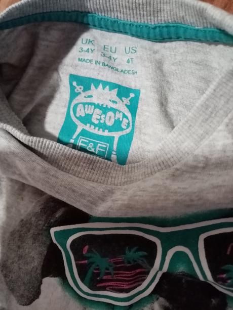 Tričko s buldogom, f&f,104