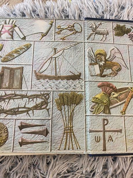 Stará krásna retro the children s bible in colour,