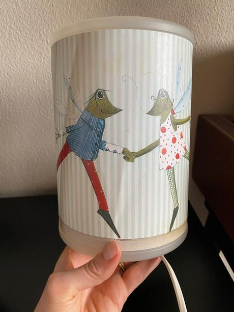 Nástenná detská lampa žabky, 
