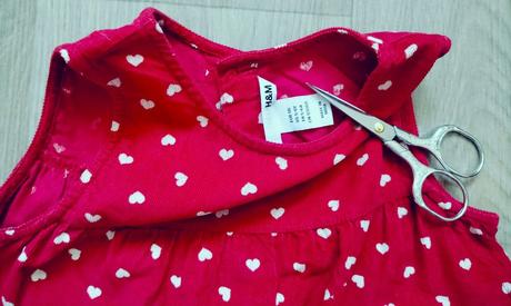 Srdiečkové šaty, h&m,116