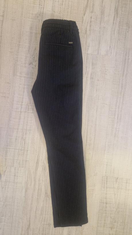 Nohavice s pruzkami smog, xs