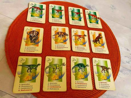 Detské karty dino + pexeso 2 ks, 