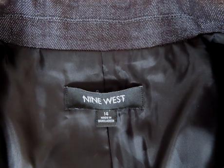 Dámsky blazer, riflové sako nine west, veľ. l, l