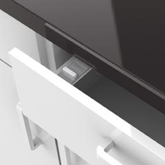 Lindam dvojitá zámka na zásuvky, 4ks, lindam