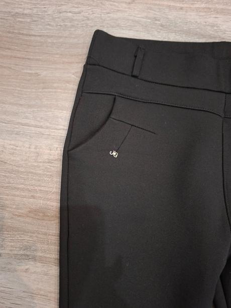 Cierne teple jegginsy, xl