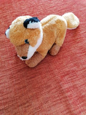 Líška plyšová 18cm,