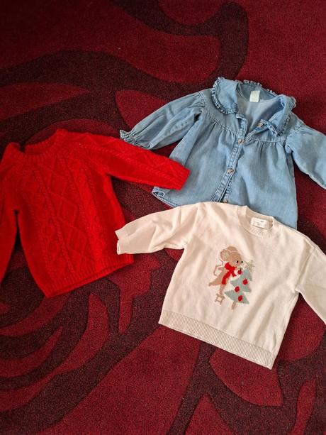 Vianočné pulóvre, h&m,86