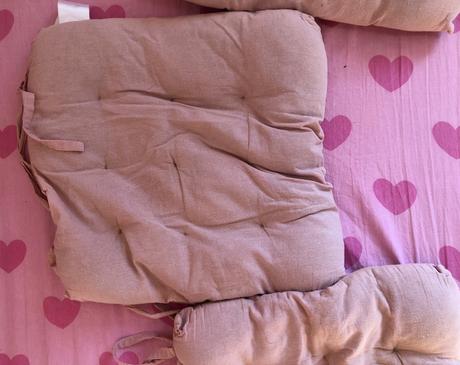 4x ružové podsedáky, 