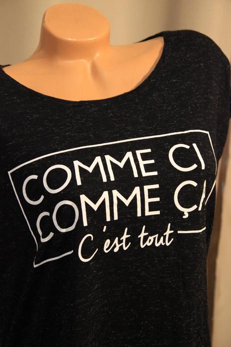 Čierny oversize top, l, l