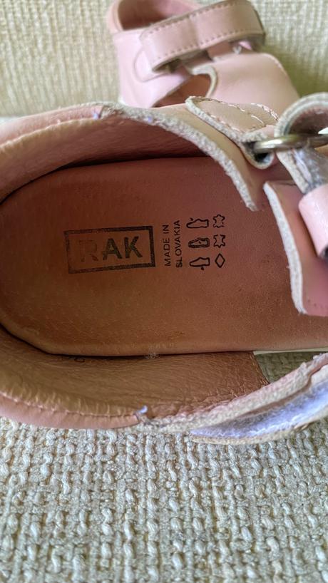 Rak kožené sandalky, rak,28