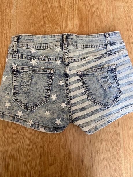 Kraťasy rifľové, xs