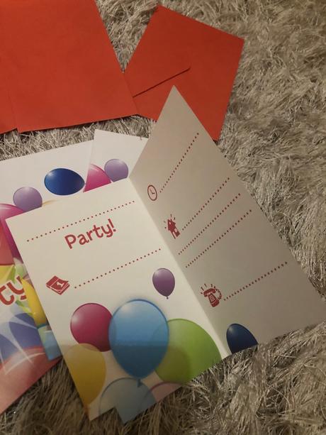 4x pozvanka na oslavu, 