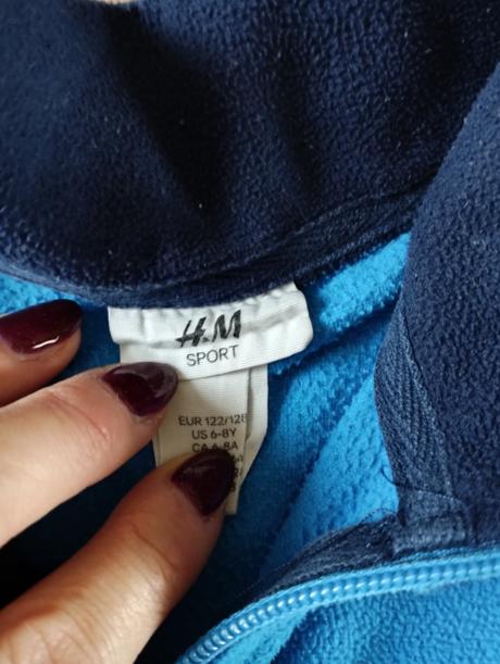 Mikina flísová, h&m,122