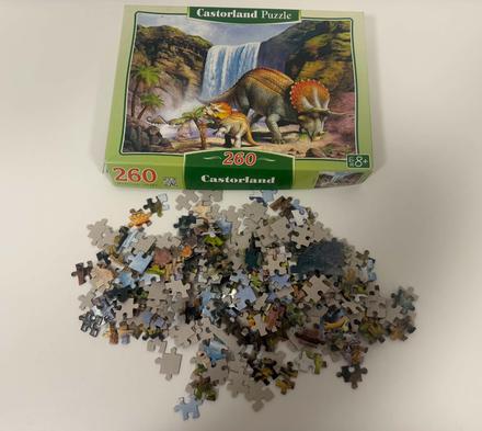 Castorland puzzle svet dinosaurov 260 dielikov,