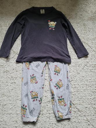 Pyžamo lindex motív hamburger, lindex,128