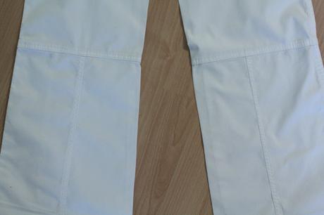 Benetton, biele tehu nohavice, jar/leto, benetton,xs