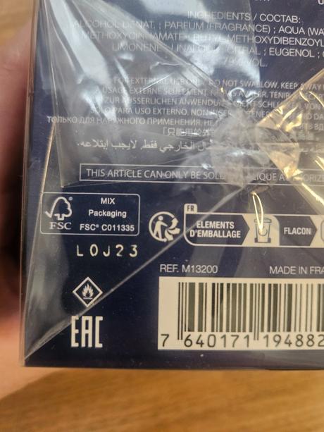 Lalique -encre indigo,