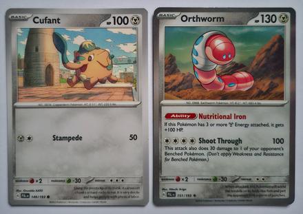 Pokémon karty "paldea evolved" (8), 