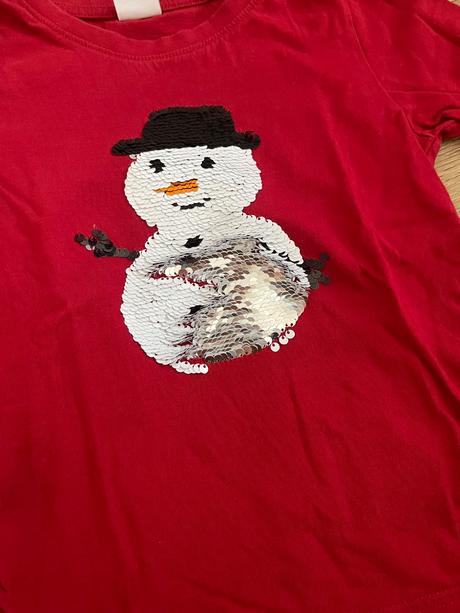 Tričko snehuliak, lindex,104