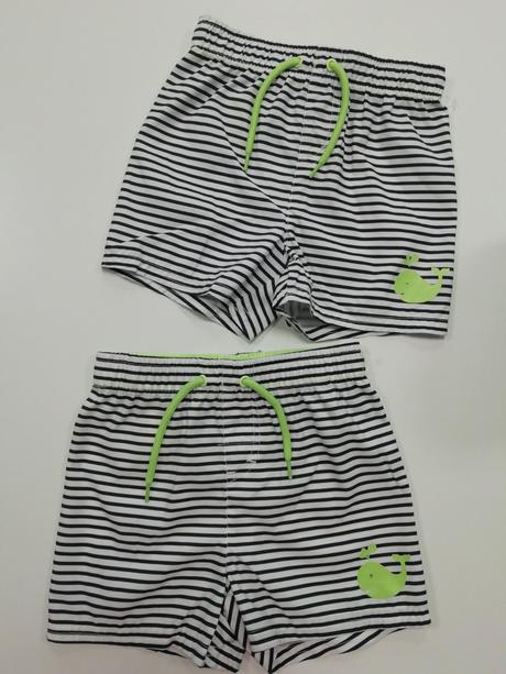 Letné vzdušné pásikavé kraťasy kiabi, 98