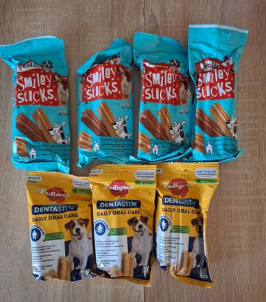 Maškrty,pamlsky,odmeny dentalsticks pre psov, 