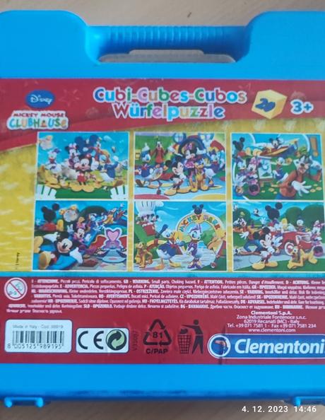 Obrázkové kocky mickey a minnie, 