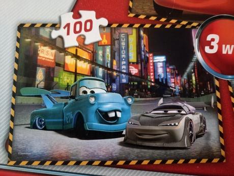 Detské puzzle trefl 3v1 disney cars,